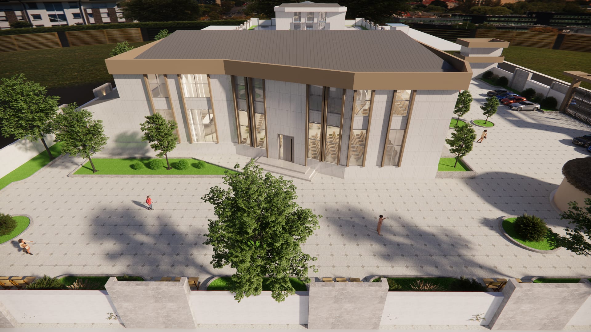 Modern building architecture showcasing our construction quality